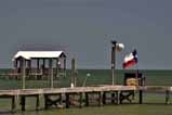 pier and flag